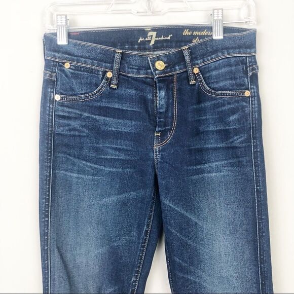 7 FOR ALL MANKIND | Modern Straight Jeans Size 25 - Picture 3 of 8